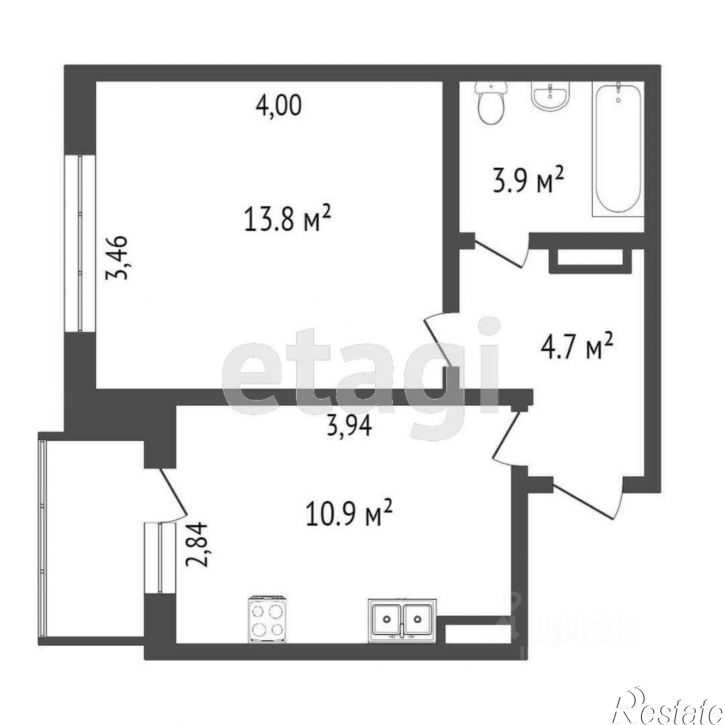 1-комн квартира ул Завертяева, 23 3,  д. 23 3,  к. 3
