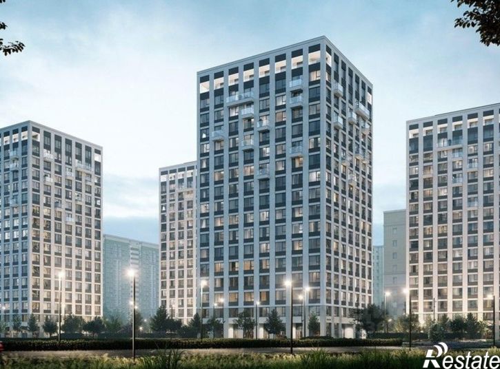 1-комн квартира в новом доме улица Крупской