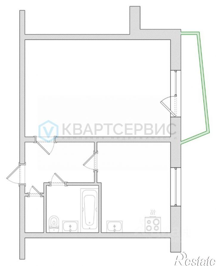 1-комн квартира ул Сазонова, 208,  д. 208