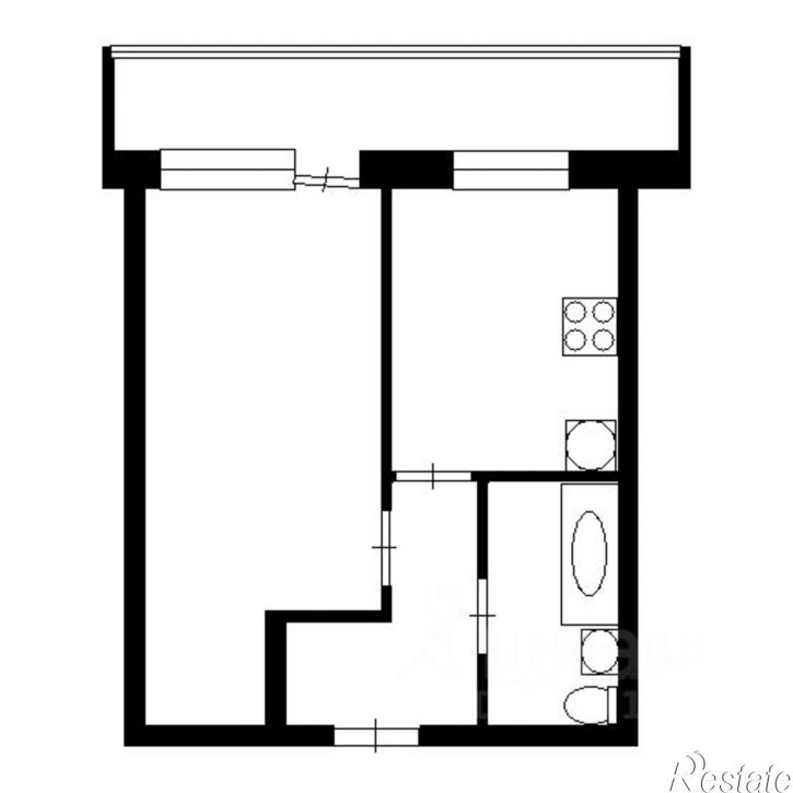 1-комн квартира ул 33-я Северная, 27,  д. 27