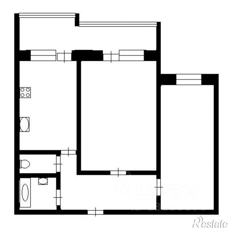 2-комн квартира ул 26-я Северная, 19/1,  д. 19/1