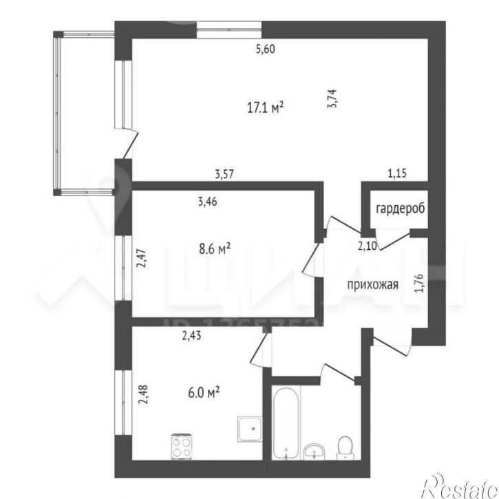 2-комн квартира ул Нефтезаводская, 21,  д. 21