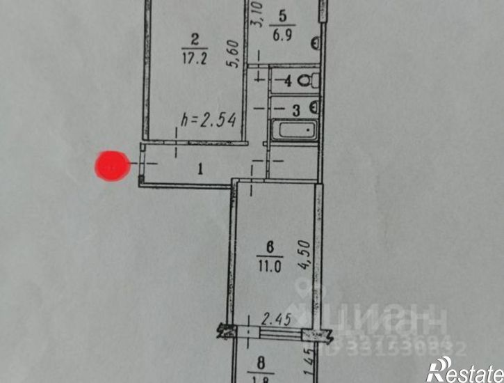2-комн квартира пр-кт Мира, 90,  д. 90