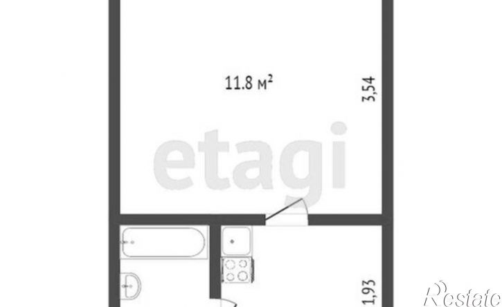 1-комн квартира ул Братская, 5,  д. 5