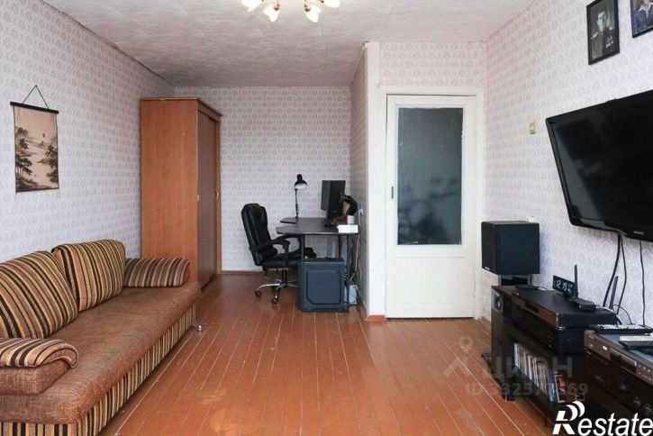 1-комн квартира Омск городской округ, 2888 км ж/д_оп, -, 7