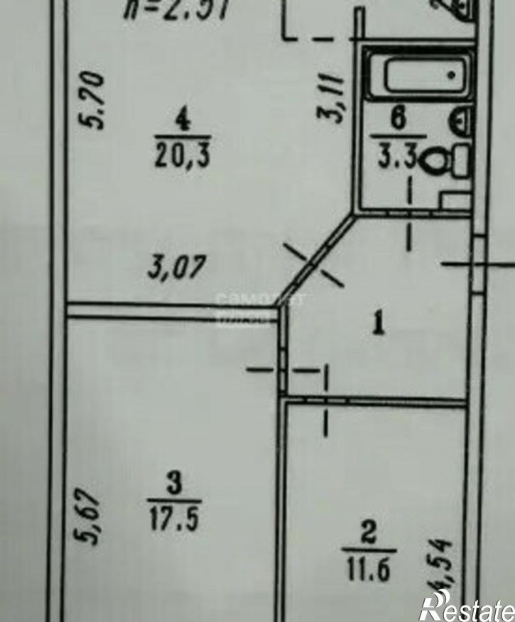 3-комн квартира ул Волгоградская, 12Б,  д. 12Б