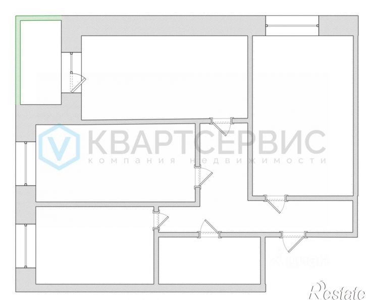 3-комн квартира ул Ватутина, 29/1,  д. 29/1