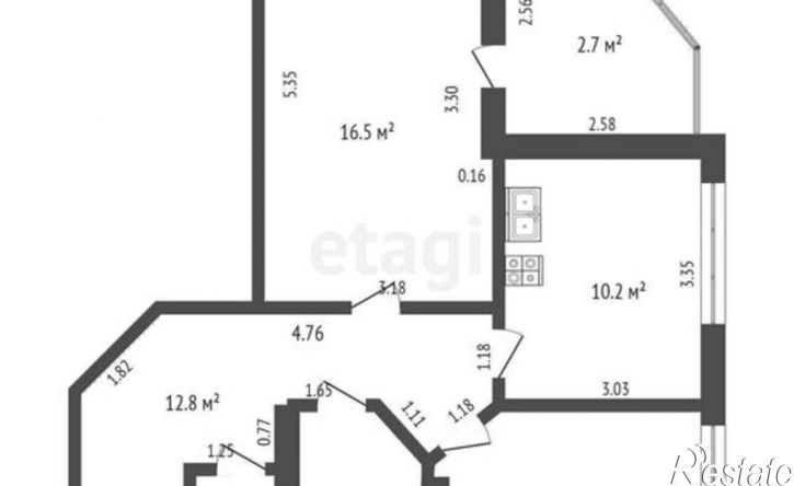 2-комн квартира ул Светловская, 6,  д. 6