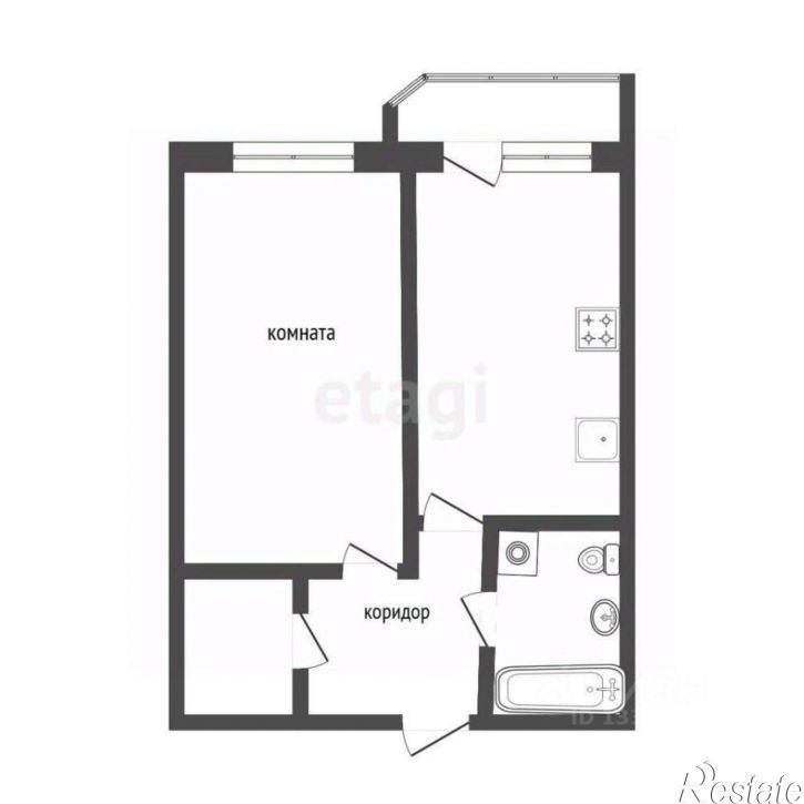 1-комн квартира б-р Архитекторов, 13,  д. 13