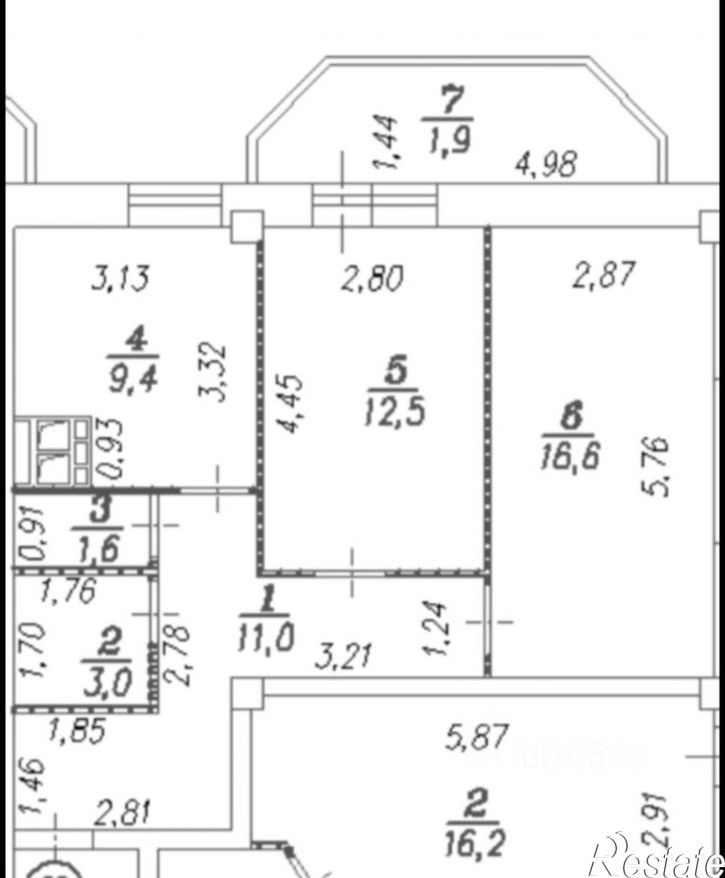 2-комн квартира пр-кт Королева, 3 3,  д. 3 3,  к. 3