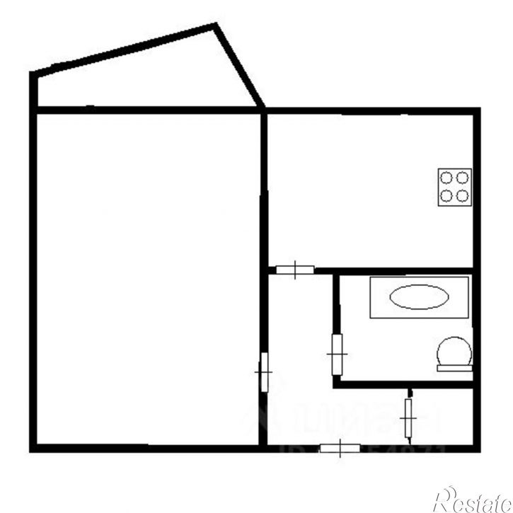 1-комн квартира ул Завертяева, 21,  д. 21