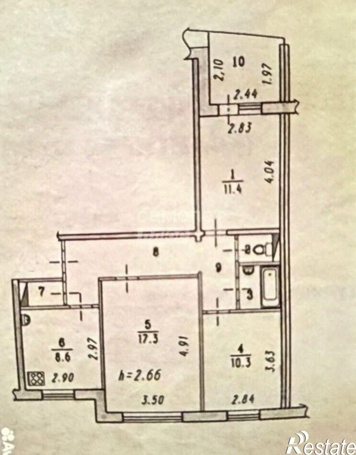 3-комн квартира ул Лукашевича, 12,  д. 12