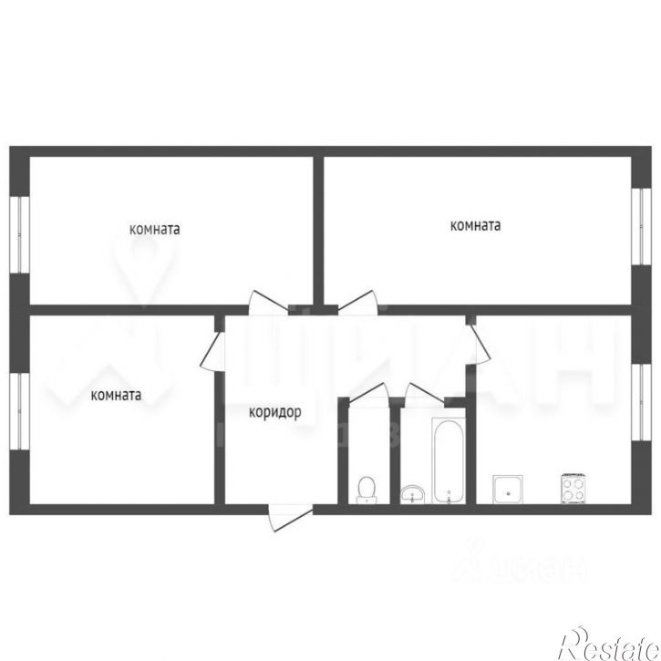 3-комн квартира Тимуровский пр-д, 3,  д. 3