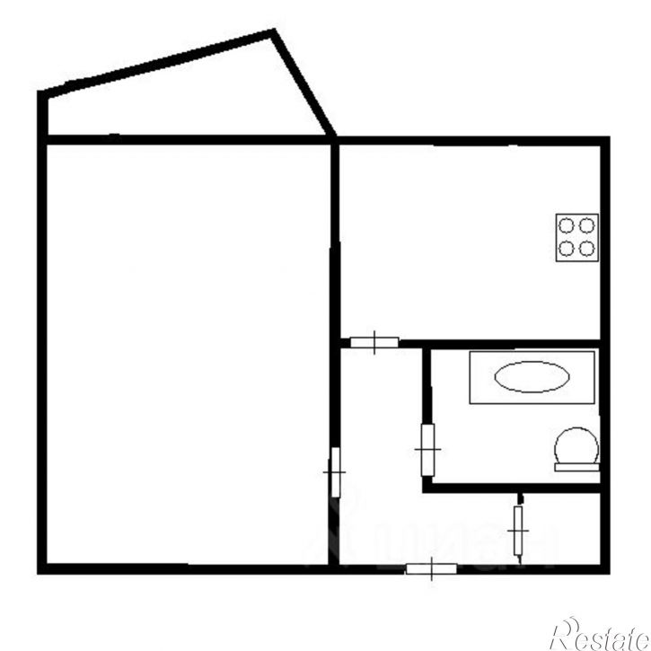 1-комн квартира б-р Архитекторов, 3/8,  д. 3/8
