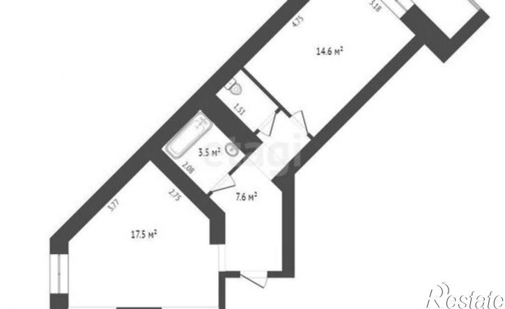 2-комн квартира ул Красный Путь, 101 2,  д. 101 2,  к. 2