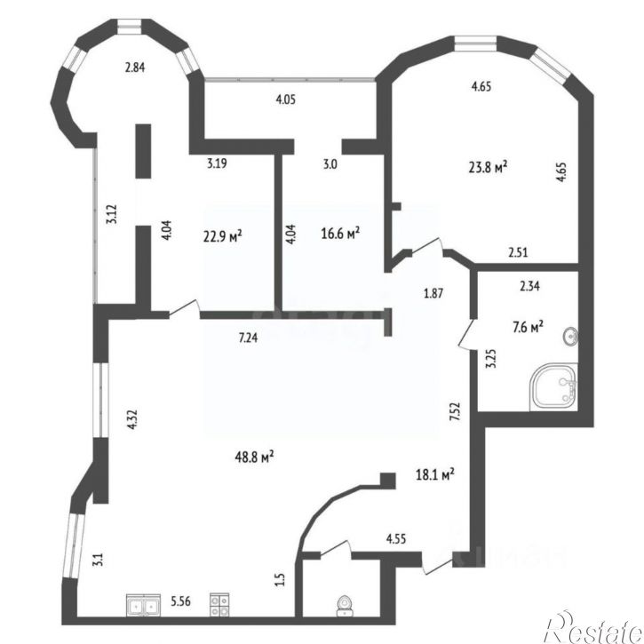 4-комн квартира ул Яковлева, 112 1,  д. 112 1,  к. 1