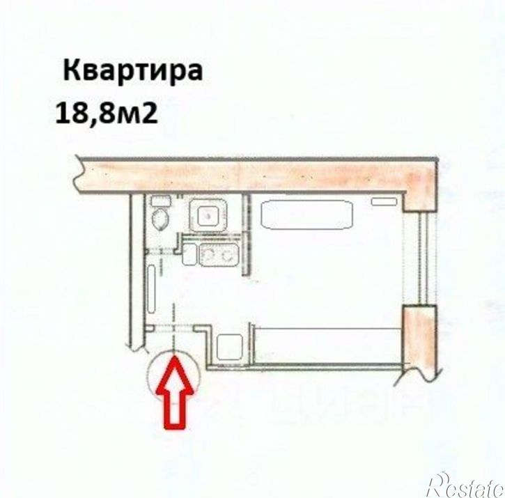 1-комн квартира ул 22 Апреля, 22,  д. 22