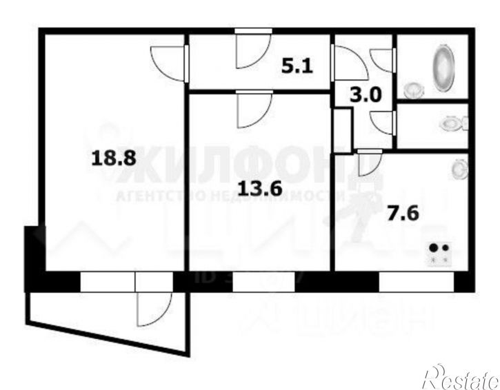 2-комн квартира ул Куйбышева, 136,  д. 136