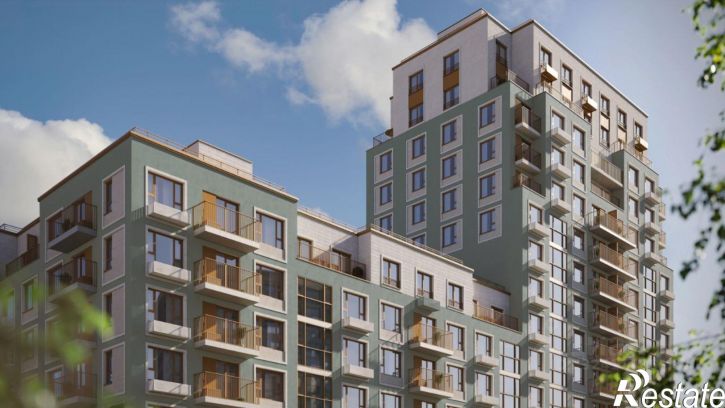 2-комн квартира в новом доме улица Крупской