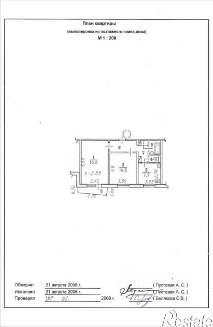 2-комн квартира Сибирский пр-кт, 20/2,  д. 20/2