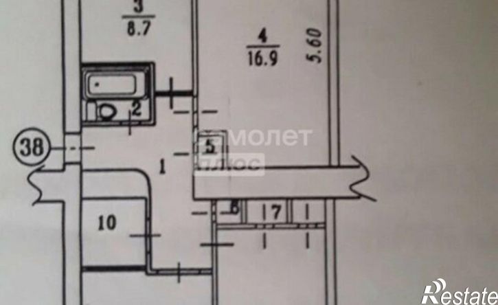 3-комн квартира ул 5-я Линия, 248,  д. 248