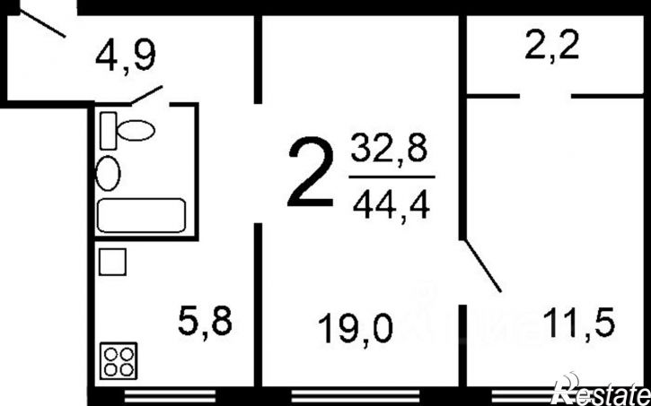 2-комн квартира ул 12 Декабря, 112,  д. 112