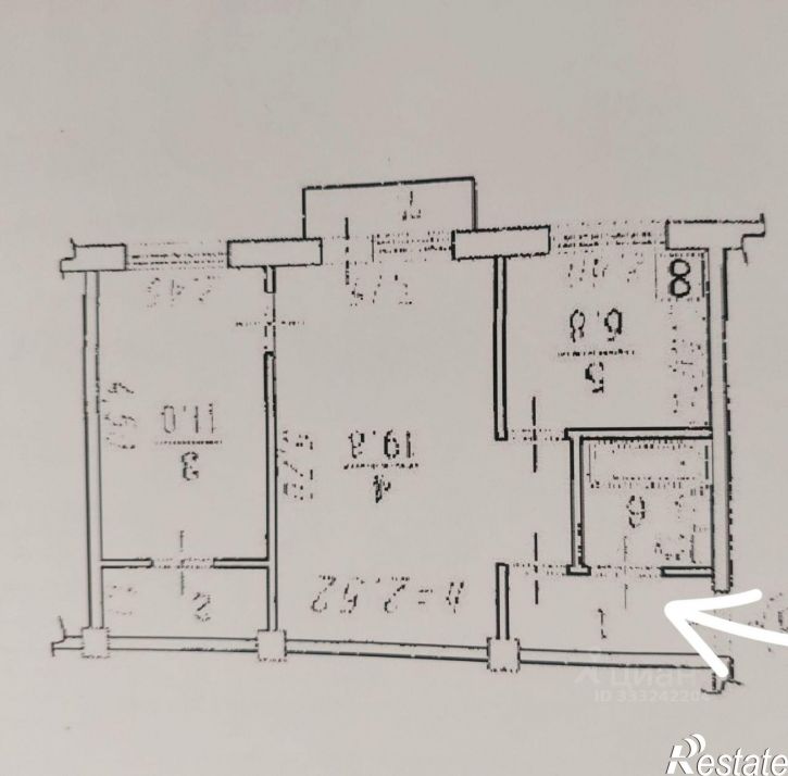 2-комн квартира ул Моторостроителей, 18,  д. 18