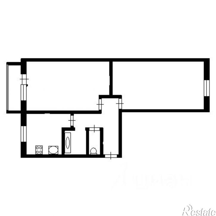 2-комн квартира ул 6-я Станционная, 39,  д. 39