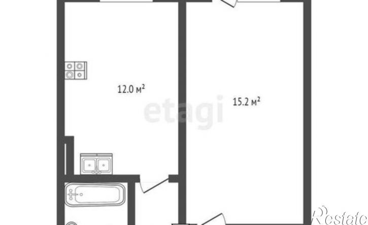 1-комн квартира ул 21-я Амурская, 43 3,  д. 43 3,  к. 3