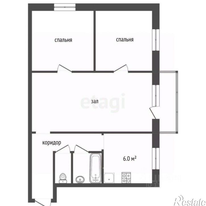 3-комн квартира ул 21-я Амурская, 30,  д. 30