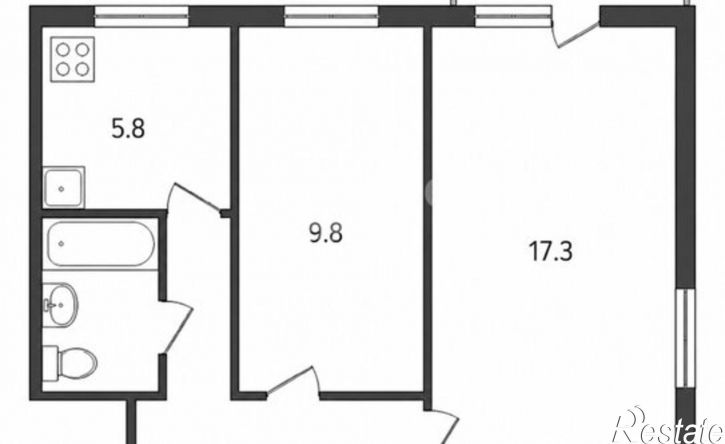 2-комн квартира пр-кт Мира, 34Г,  д. 34Г