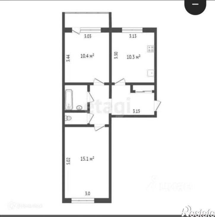 2-комн квартира ул Фугенфирова, 10,  д. 10