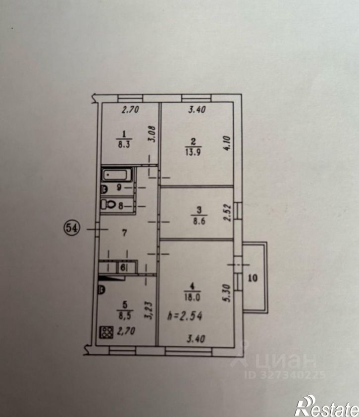 3-комн квартира ул 3-я Станционная, 86,  д. 86