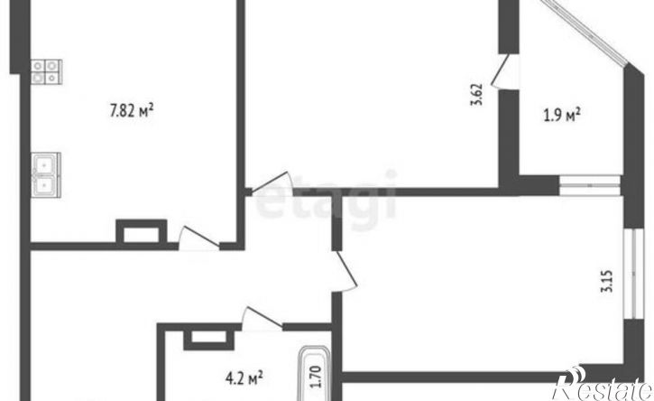 2-комн квартира ул Конева, 10А,  д. 10А