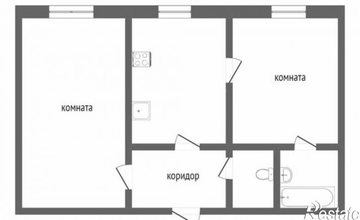 2-комн квартира ул Энтузиастов, 37 2,  д. 37 2,  к. 2
