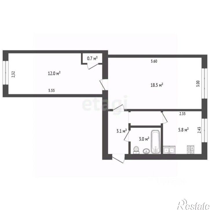 2-комн квартира ул Авиагородок, 9,  д. 9