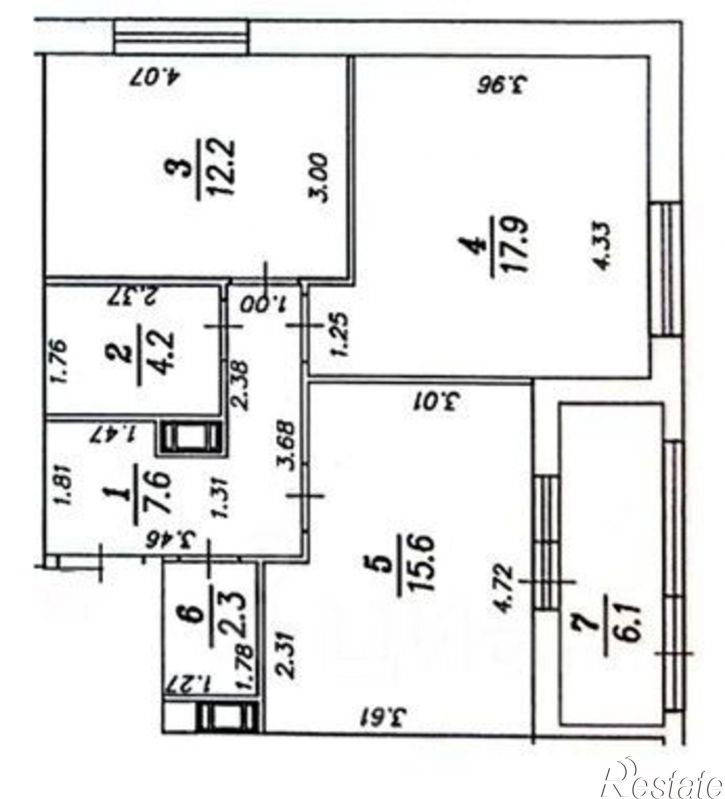 2-комн квартира ул Александра Захарченко, 3,  д. 3
