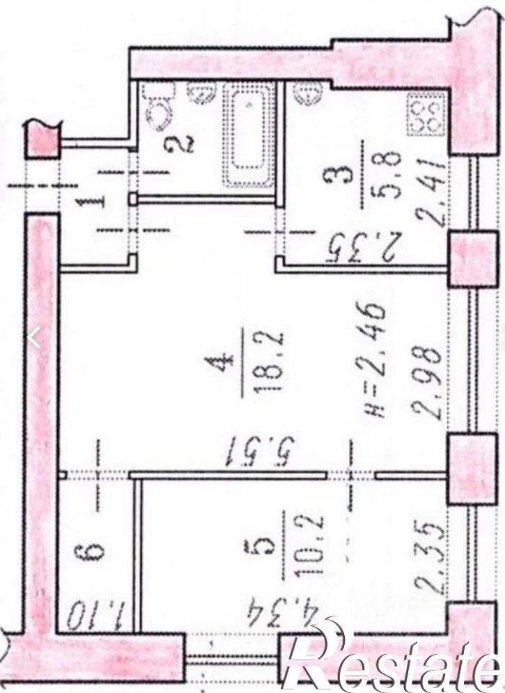2-комн квартира Красногвардейская улица, 59,  д. 59