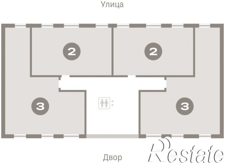 3-комн квартира в новом доме Крупской, 11