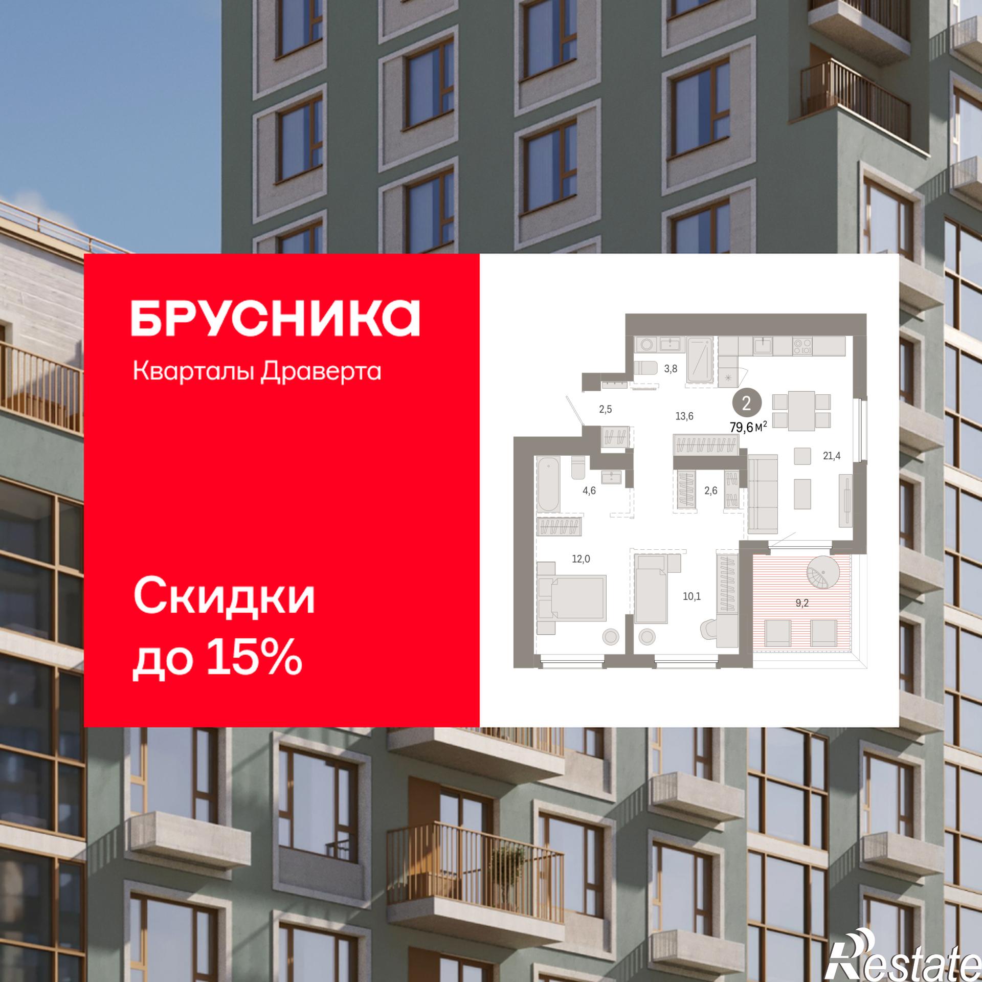 Купить квартиру за 15 490 000 рублей на улица Б.Г. Шаронова, 9